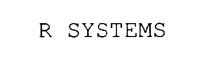 R SYSTEMS