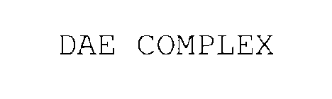 DAE COMPLEX