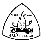 FLICKER FLAME GAS FIRE LOGS
