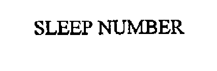 SLEEP NUMBER