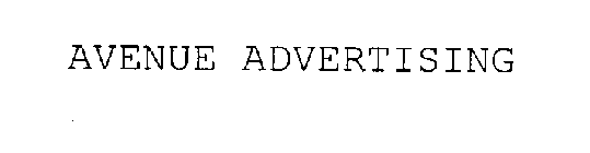 AVENUE ADVERTISING