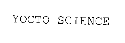 YOCTO SCIENCE