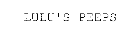 LULU'S PEEPS
