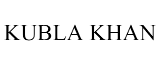 KUBLA KHAN