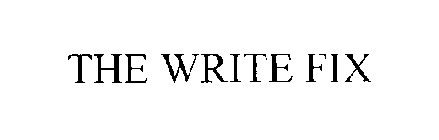 THE WRITE FIX