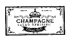 CHAMPAGNE SALAD DRESSING CLASSIC STYLE PRODUCT OF AUSTRALIA 375 ML