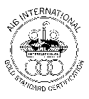 AIB INTERNATIONAL GOLD STANDARD CERTIFICATION