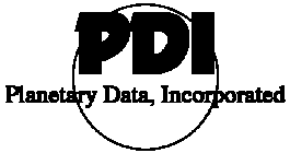 PDI PLANETARY DATA, INCORPORATED
