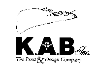K.A.B INC. THE PRINT & DESIGN COMPANY