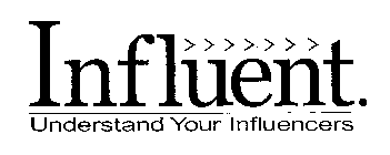 INFLUENT. UNDERSTAND YOUR INFLUENCERS