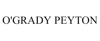 O'GRADY PEYTON