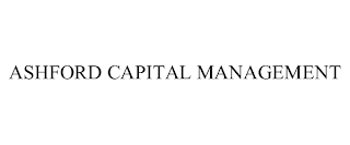 ASHFORD CAPITAL MANAGEMENT