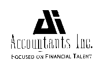 A ACCOUNTANTS INC. FOCUSED ON FINANCIAL TALENT