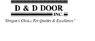 D & D DOOR INC. 