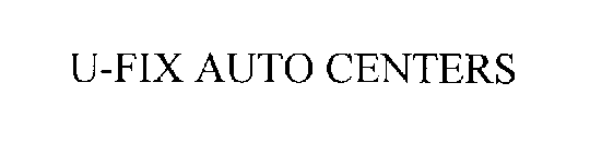 U-FIX AUTO CENTERS