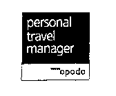 PERSONAL TRAVEL MANAGER OPODO
