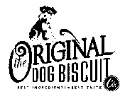 THE ORIGINAL DOG BISCUIT CO. BEST INGREDIENTS BEST TASTE