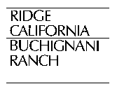 RIDGE CALIFORNIA BUCHIGNANI RANCH