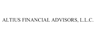 ALTIUS FINANCIAL ADVISORS, L.L.C.