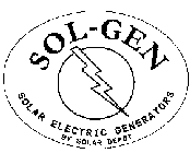 SOL-GEN SOLAR ELECTRIC GENERATORS BY SOLAR DEPOT