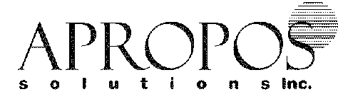 APROPOS SOLUTIONS, INC.