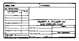 HARRY A. MILLER INC.