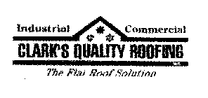 INDUSTRIAL COMMERCIAL CLARK'S QUALITY ROOFING INC. THE FLAT ROOF SOLUTION