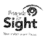 FRIENDS FOR SIGHT YOUR VISION IS OUR FOCUS.