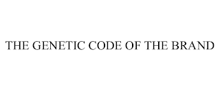THE GENETIC CODE OF THE BRAND