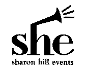 SHE SHARON HILL EVENTS