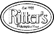 RITTER'S PHILADELPHIA'S FINEST EST. 1922