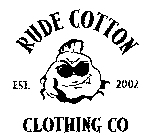 RUDE COTTON CLOTHING CO EST. 2002