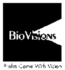 BIOVISIONS PROFITS COME WITH VISION