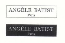 ANGELE BATIST PARIS