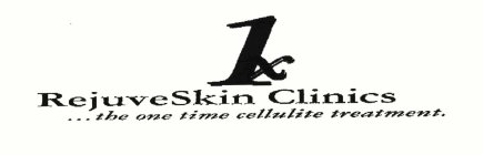 1X REJUVESKIN CLINICS ...THE ONE TIME CELLULITE TREATMENT.