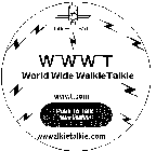WORLD WIDE WALKIE TALKIE, WWWT, WWWALKIETALKIE.COM WWWT.COM PUSH TO TALK WORLDWIDE