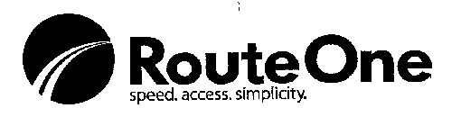 ROUTEONE SPEED. ACCESS. SIMPLICITY.