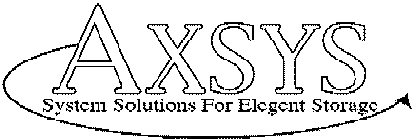 AXSYS SYSTEM SOLUTIONS FOR ELEGENT STORAGE