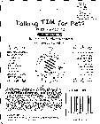 TALKING TIM FOR PETS