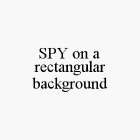 SPY ON A RECTANGULAR BACKGROUND