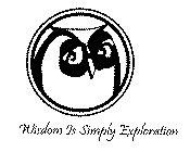 WISDOM IS SIMPLY EXPLORATION