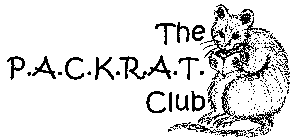 THE P.A.C.K.R.A.T. CLUB