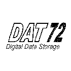 DAT 72 DIGITAL DATA STORAGE