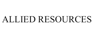 ALLIED RESOURCES
