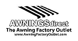 AWNINGSDIRECT THE AWNING FACTORY OUTLET WWW.AWNINGFACTORYOUTLET.COM
