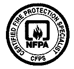 NFPA CFPS CERTIFIED FIRE PROTECTION SPECIALIST