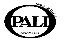 PALI SINCE 1919 MADE IN ITALY