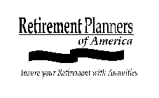 RETIREMENT PLANNERS OF AMERICA INSURE YOUR RETIREMENT WITH ANNUITIES