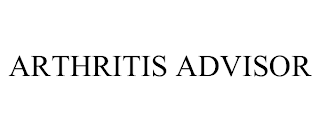 ARTHRITIS ADVISOR