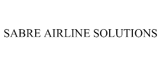 SABRE AIRLINE SOLUTIONS